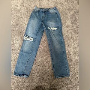 SHEIN size 4 mom jeans